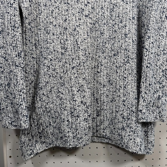 Coldwater Creek Sweater Womens Blue Wool Knit Oversized Pullover - Large (14) - Picture 3 of 14